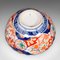 Kleine antike japanische Imari Schale aus Keramik, 1890er 7