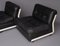 Mid-Century Lounge Chairs and Footstool by Mario Bellini for B&B Italia, 1979, Set of 3, Image 2