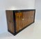 Italian Art Deco Walnut Briar, Black Lacquer, Metal and Gold Sideboard by Gio Ponti, 1930s 5