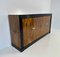 Italian Art Deco Walnut Briar, Black Lacquer, Metal and Gold Sideboard by Gio Ponti, 1930s, Image 5