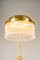 Lámpara de pie ajustable Art Déco con varillas de vidrio opalino, años 20, Imagen 5