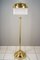 Art Deco Adjustable Floor Lamp with Opaline Glass Sticks, 1920s 1