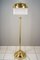 Lámpara de pie ajustable Art Déco con varillas de vidrio opalino, años 20, Imagen 1