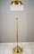 Lámpara de pie ajustable Art Déco con varillas de vidrio opalino, años 20, Imagen 2