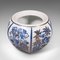Pot à Épices Vintage en Céramique Bleue et Blanche, Chine, 1940s 2