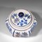 Vintage Chinese Blue and White Ceramic Spice Jar, 1940s 7