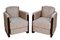 Art Deco Club Chairs with Art Deco Pattern Upholstery, 1930s, Set of 2, Image 2