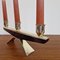 Danish Candleholder in Brass and Rosewood, 1960s, Image 3