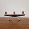 Danish Candleholder in Brass and Rosewood, 1960s, Image 1