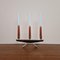 Danish Candleholder in Brass and Rosewood, 1960s, Image 2