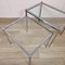 Chrome and Glass Nesting Tables, 1970s, Set of 2 6