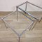 Tables Gigognes en Chrome et Verre, 1970s, Set de 2 6