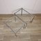 Chrome and Glass Nesting Tables, 1970s, Set of 2, Image 2
