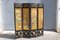 Screen in Chinese Lacquer with Enamel and Lotus Flower Decorations, 1950s, Image 12