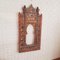 North African Berber Tribal Handcrafted Mirror Frame in Cedar Wood, Image 3