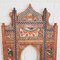 North African Berber Tribal Handcrafted Mirror Frame in Cedar Wood, Image 6