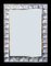 Italian Brass and Murano Glass Wall Mirror 1