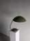 Lampada da tavolo Bauhaus in metallo verde, anni '30, Immagine 1