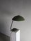 Lámpara de mesa Bauhaus de metal verde, años 30, Imagen 3