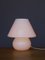 Große Mid-Century Mushroom Tischlampe aus Muranoglas 2