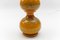 Base de lámpara de mesa de cerámica naranja de Kaiser Leuchten, años 60, Imagen 6