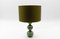 Lampada da tavolo verde in ceramica di Kaiser Leuchten, anni '60, Immagine 11