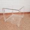 Vintage Italian Acrylic Glass Side Table, 1980s 3