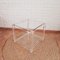 Vintage Italian Acrylic Glass Side Table, 1980s, Image 4