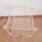 Vintage Italian Acrylic Glass Side Table, 1980s 8