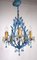 Vintage Opalin Glass Drops Chandelier, 1980 6