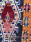 Abstrakter marokkanischer Boucherouite Teppich, 1980er 9