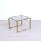 Nesting Tables in Brass and Glass Fumè, 1970s, Set of 3 9