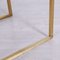 Nesting Tables in Brass and Glass Fumè, 1970s, Set of 3 11
