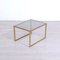 Nesting Tables in Brass and Glass Fumè, 1970s, Set of 3 13