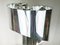 Chrome Plated and Painted Metal Spinnaker Table Lamp by C. Corsini, G. Wiskemann for Stilnovo, 1968 5