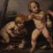 Italian School Artist, Cherub Games, 1670, Oil on Canvas 15