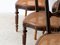 French Napoleon III Caned Dining Chairs, Set of 6, Image 4