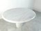 Vintage Round White Marble Dining Table, 1970s, Image 2