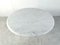 Vintage Round White Marble Dining Table, 1970s 5