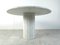 Vintage Round White Marble Dining Table, 1970s, Image 3