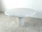 Vintage Round White Marble Dining Table, 1970s 6