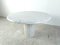 Vintage Round White Marble Dining Table, 1970s, Image 6