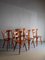 Carved Oak Dining Chairs, Netherlands, 1970s, Set of 6, Image 3