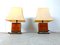 Burl Wooden Table Lamps by Jean Claude Mahey, 1970s, Set of 2, Image 9