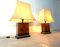 Burl Wooden Table Lamps by Jean Claude Mahey, 1970s, Set of 2, Image 8