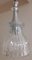 Lámpara de techo vintage de vidrio y aluminio, años 70, Imagen 6