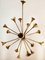 Lámpara colgante Sputnik de latón con 18 luces, Imagen 7
