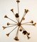 Lámpara colgante Sputnik de latón con 18 luces, Imagen 4