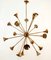 Lámpara colgante Sputnik de latón con 18 luces, Imagen 1