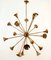 Sputnik 18-Light Hanging Lamp in Brass 1